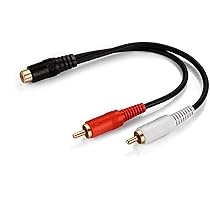 Amazon | スピーカーケーブル モノラル 端子変換 2本（先バラ